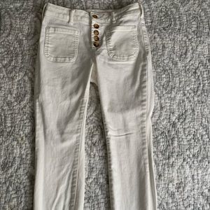 Anthropologie white jeggings